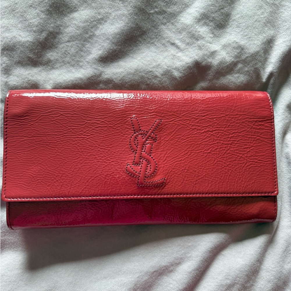 Yves Saint Laurent Glossy Clutch